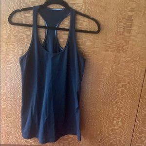 Black Lululemon racer back tank
